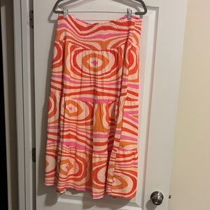 Colorful Geometric Women's Maxi Skirt